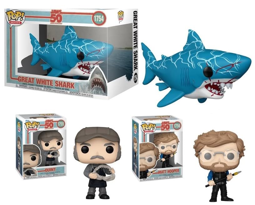 Funko Jaws Conjunto completo Pop! de 50º aniversário (3) : Funko